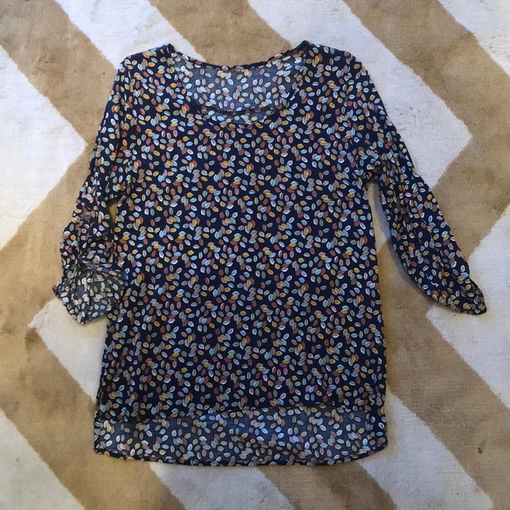 Gorgeous handmade leafy blouse